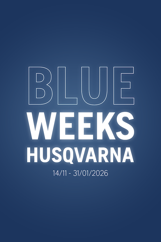 Blue Weeks Husqvarna: le offerte più vantaggiose dell'anno